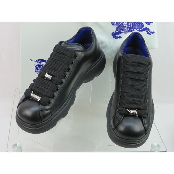 NIB BURBERRY RANGER BLACK LEATHER LACE UP HIKING BOOTS US 12.5 45.5 ITALY $990 - Picture 7 of 14